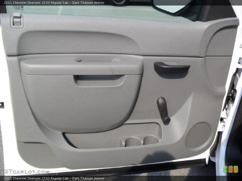 Dark Titanium Interior Photo for the 2011 Chevrolet Silverado 1500 Regular Cab #37974436
