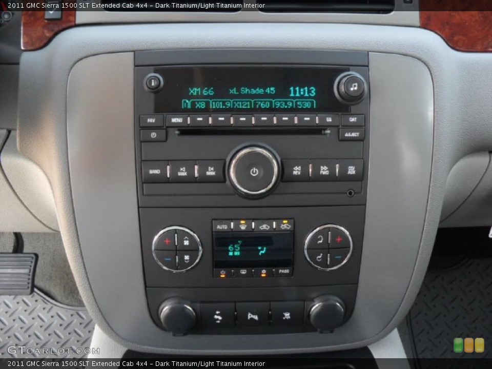 Dark Titanium/Light Titanium Interior Controls for the 2011 GMC Sierra 1500 SLT Extended Cab 4x4 #37974832