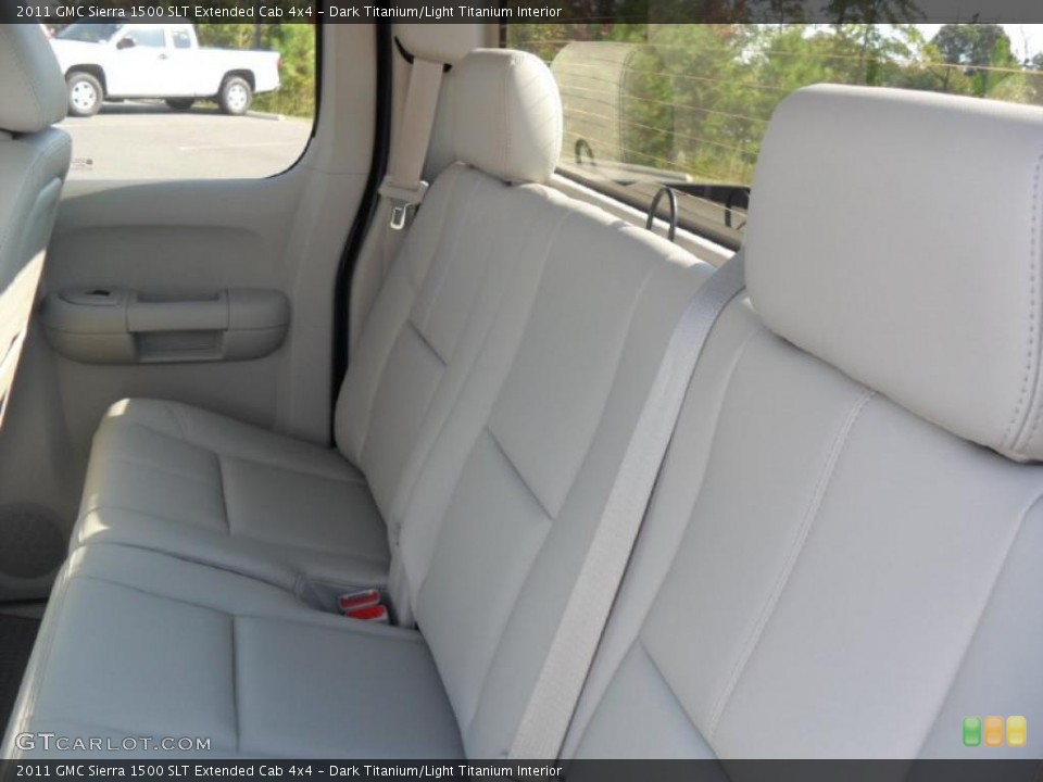 Dark Titanium/Light Titanium Interior Photo for the 2011 GMC Sierra 1500 SLT Extended Cab 4x4 #37974848