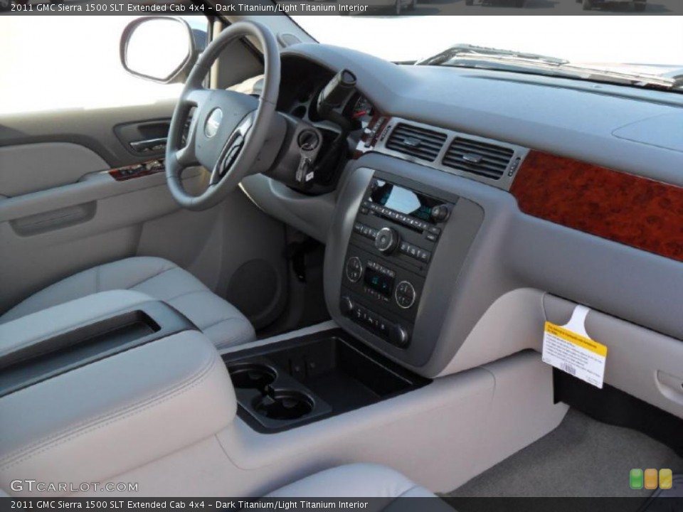 Dark Titanium/Light Titanium Interior Photo for the 2011 GMC Sierra 1500 SLT Extended Cab 4x4 #37974944