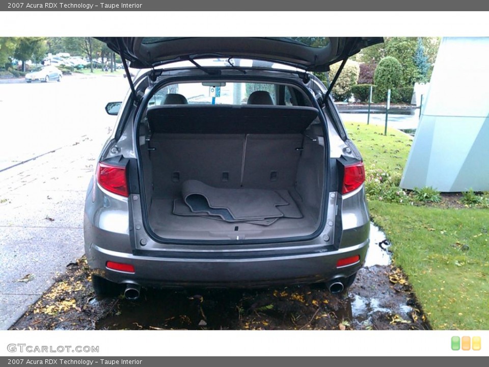 Taupe Interior Trunk for the 2007 Acura RDX Technology #37975108