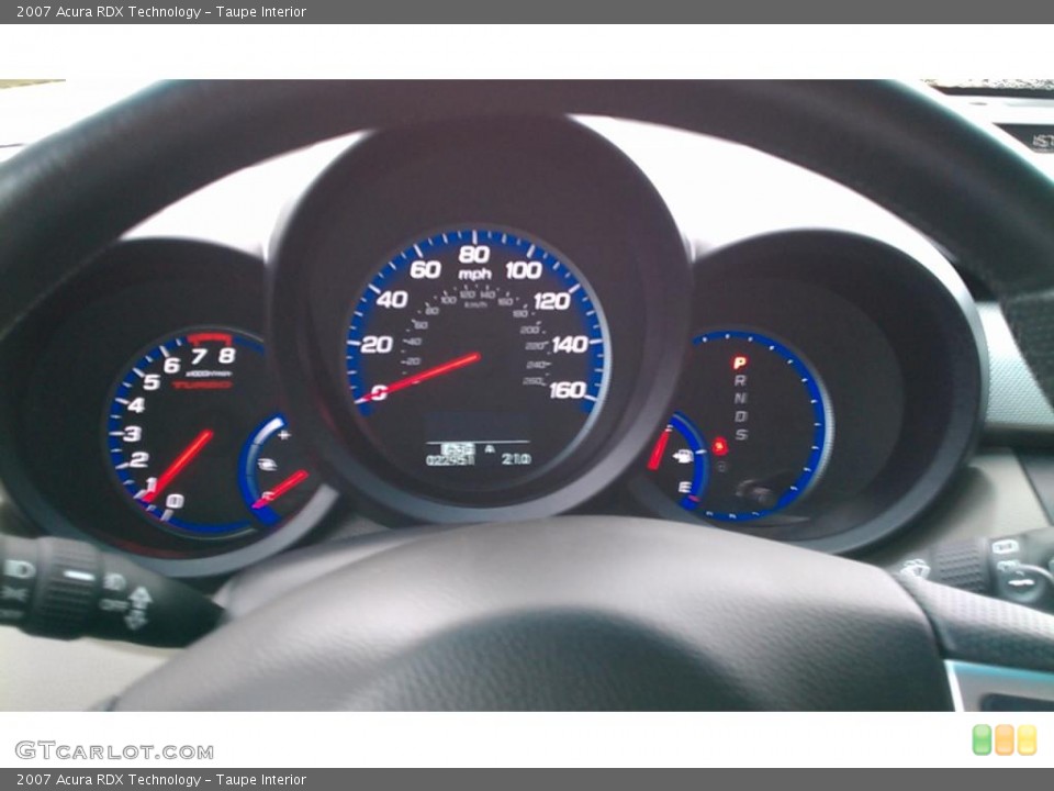 Taupe Interior Gauges for the 2007 Acura RDX Technology #37975144