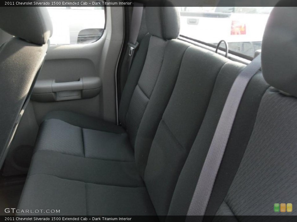 Dark Titanium Interior Photo for the 2011 Chevrolet Silverado 1500 Extended Cab #37975227