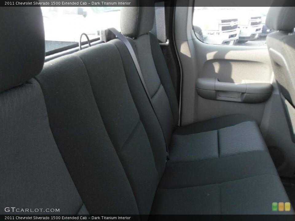 Dark Titanium Interior Photo for the 2011 Chevrolet Silverado 1500 Extended Cab #37975285