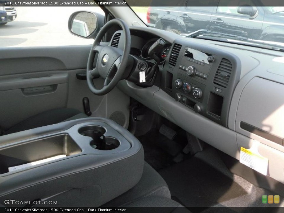 Dark Titanium Interior Photo for the 2011 Chevrolet Silverado 1500 Extended Cab #37975320