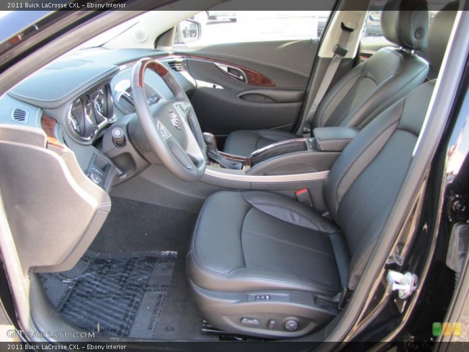 Ebony Interior Photo for the 2011 Buick LaCrosse CXL #37975356