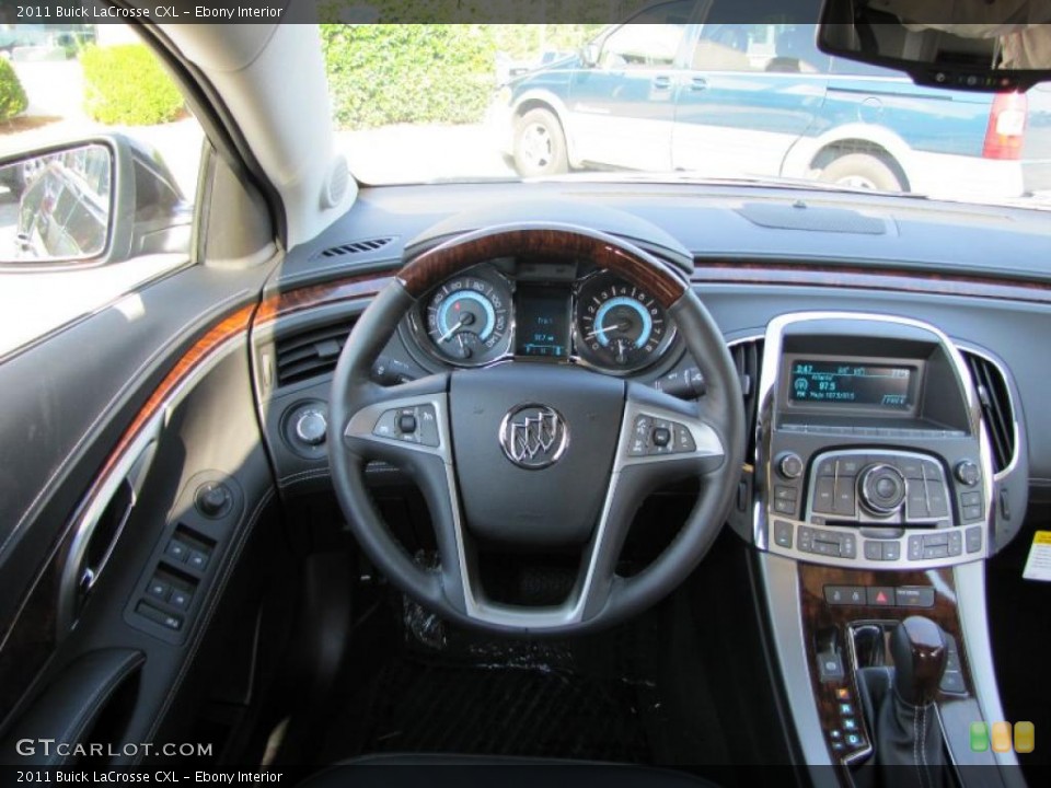 Ebony Interior Photo for the 2011 Buick LaCrosse CXL #37975428