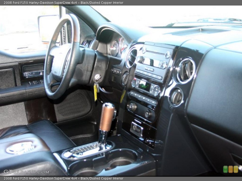 Black/Dusted Copper Interior Photo for the 2008 Ford F150 Harley-Davidson SuperCrew 4x4 #37976276