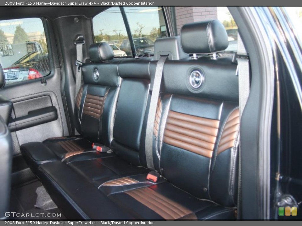 Black/Dusted Copper Interior Photo for the 2008 Ford F150 Harley-Davidson SuperCrew 4x4 #37976368