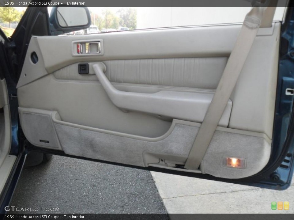 Tan Interior Photo for the 1989 Honda Accord SEi Coupe #37976376