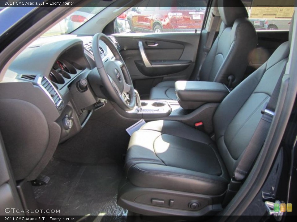 Ebony Interior Photo for the 2011 GMC Acadia SLT #37976680