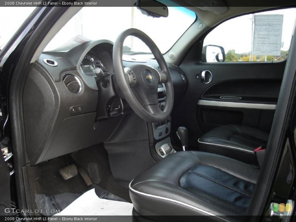 Ebony Black Interior Photo for the 2008 Chevrolet HHR LS Panel #37977040