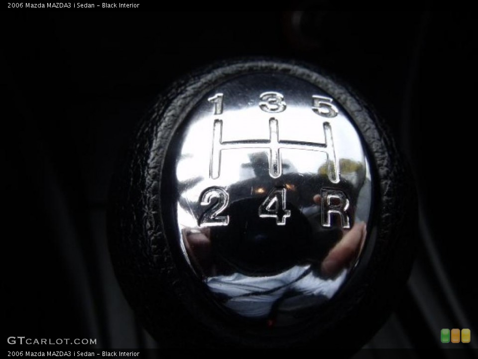 Black Interior Transmission for the 2006 Mazda MAZDA3 i Sedan #37978092