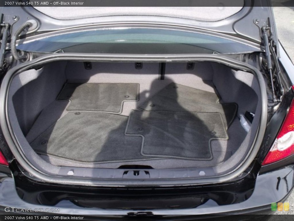 Off-Black Interior Trunk for the 2007 Volvo S40 T5 AWD #37978465