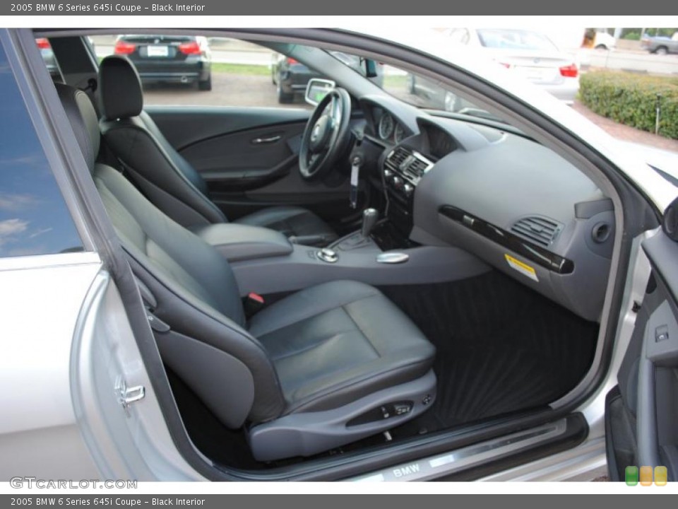 Black Interior Photo for the 2005 BMW 6 Series 645i Coupe #37978916