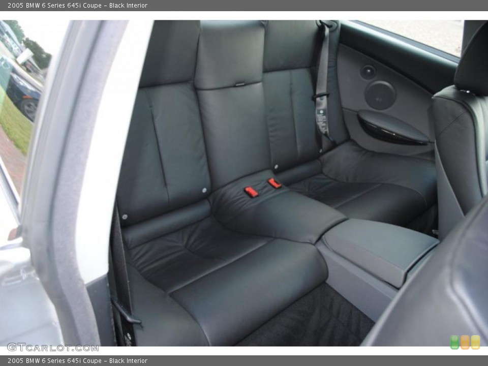 Black Interior Photo for the 2005 BMW 6 Series 645i Coupe #37978932
