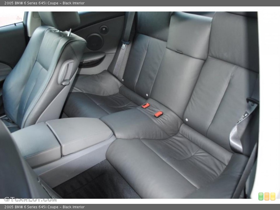 Black Interior Photo for the 2005 BMW 6 Series 645i Coupe #37978964