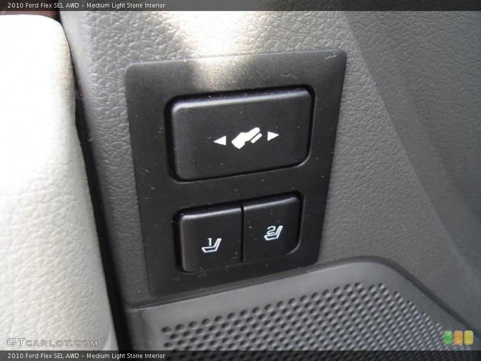 Medium Light Stone Interior Controls for the 2010 Ford Flex SEL AWD #37979708