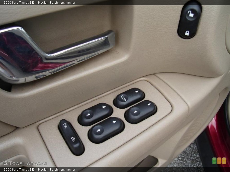 Medium Parchment Interior Controls for the 2000 Ford Taurus SES #37980500