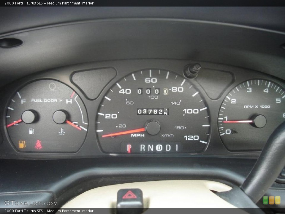 Medium Parchment Interior Gauges for the 2000 Ford Taurus SES #37980552