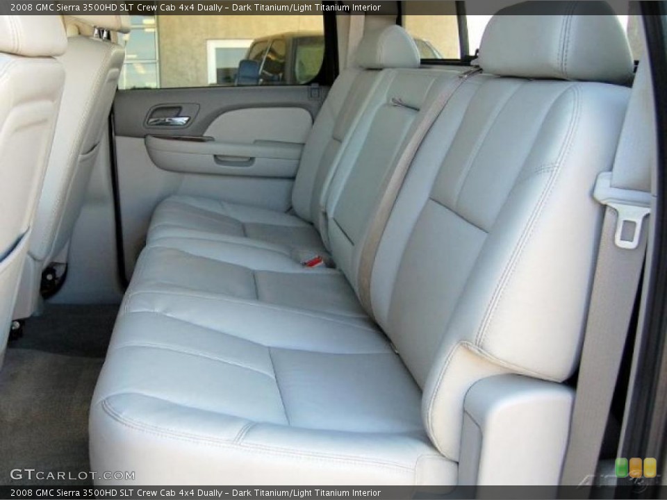 Dark Titanium/Light Titanium Interior Photo for the 2008 GMC Sierra 3500HD SLT Crew Cab 4x4 Dually #37980820