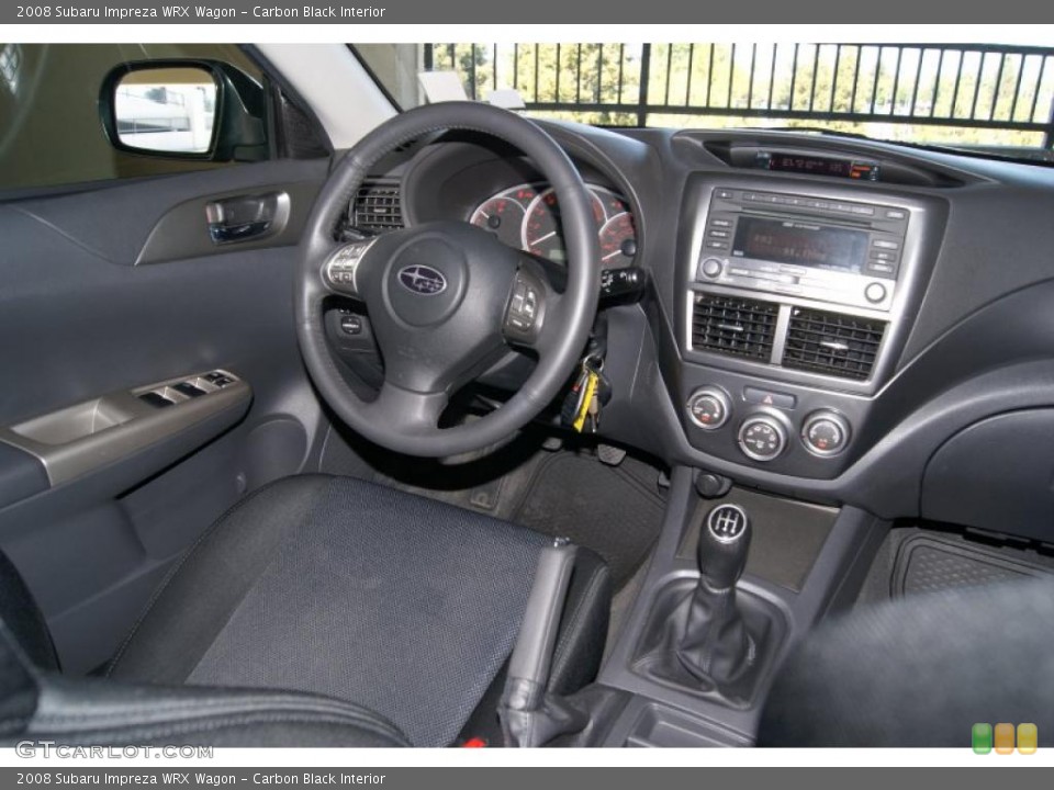 Carbon Black Interior Photo for the 2008 Subaru Impreza WRX Wagon #37981136