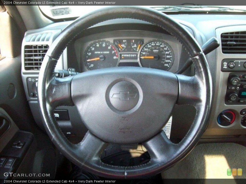 Very Dark Pewter Interior Steering Wheel for the 2004 Chevrolet Colorado LS Extended Cab 4x4 #37981332