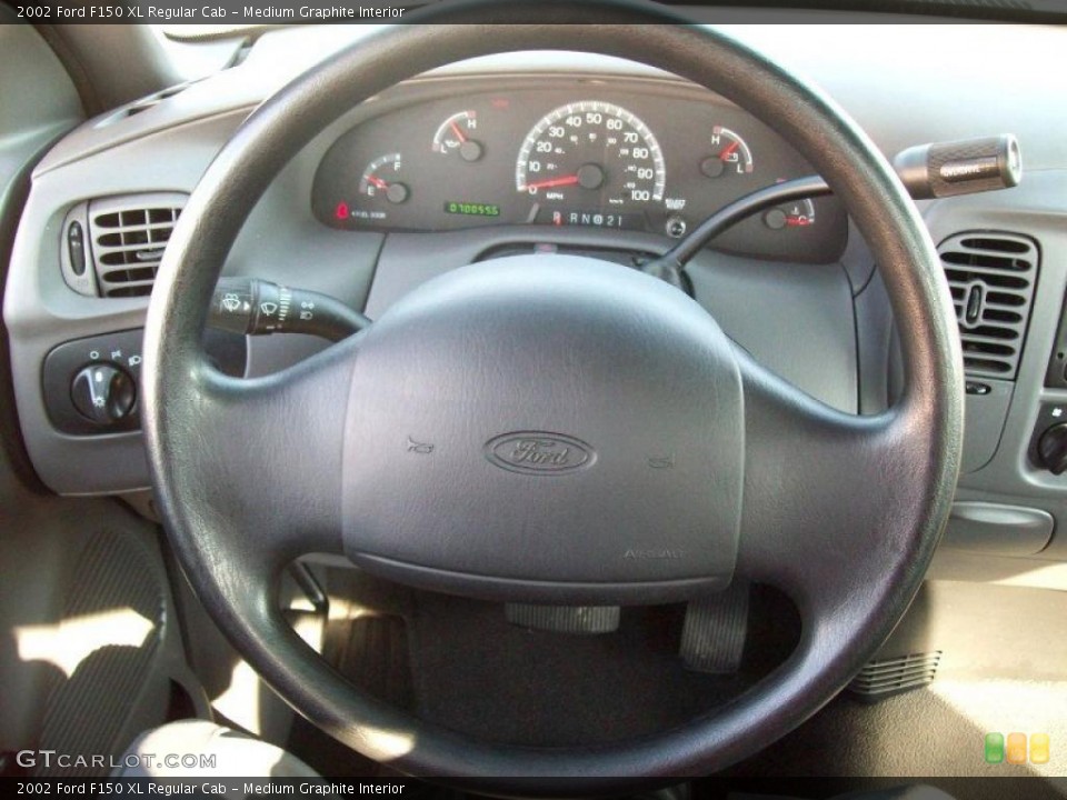Medium Graphite Interior Steering Wheel for the 2002 Ford F150 XL Regular Cab #37981704