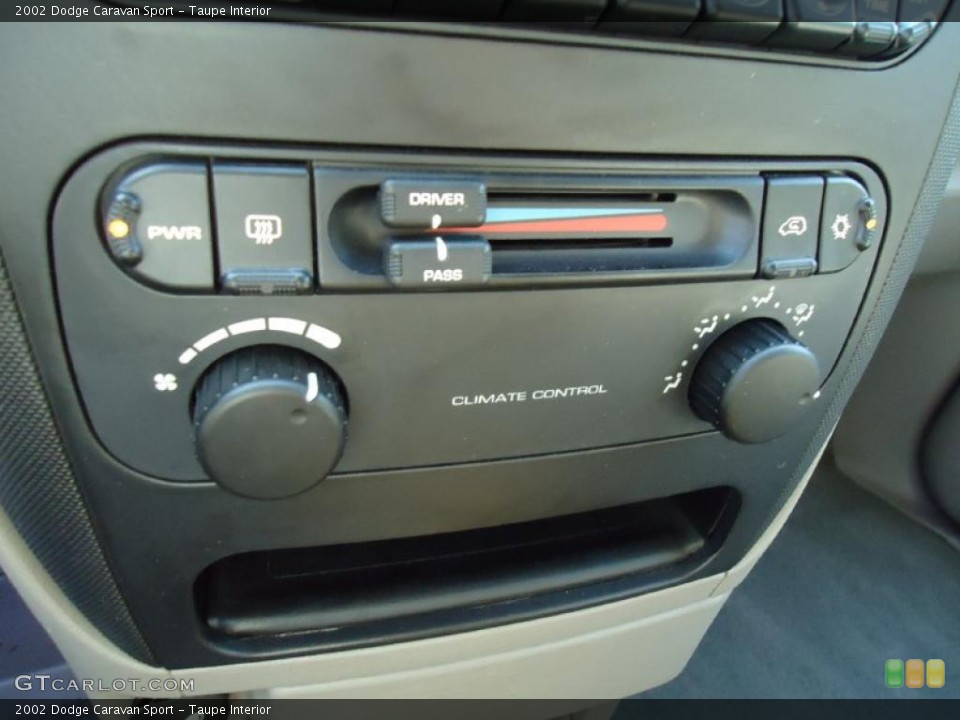 Taupe Interior Controls for the 2002 Dodge Caravan Sport #37982224