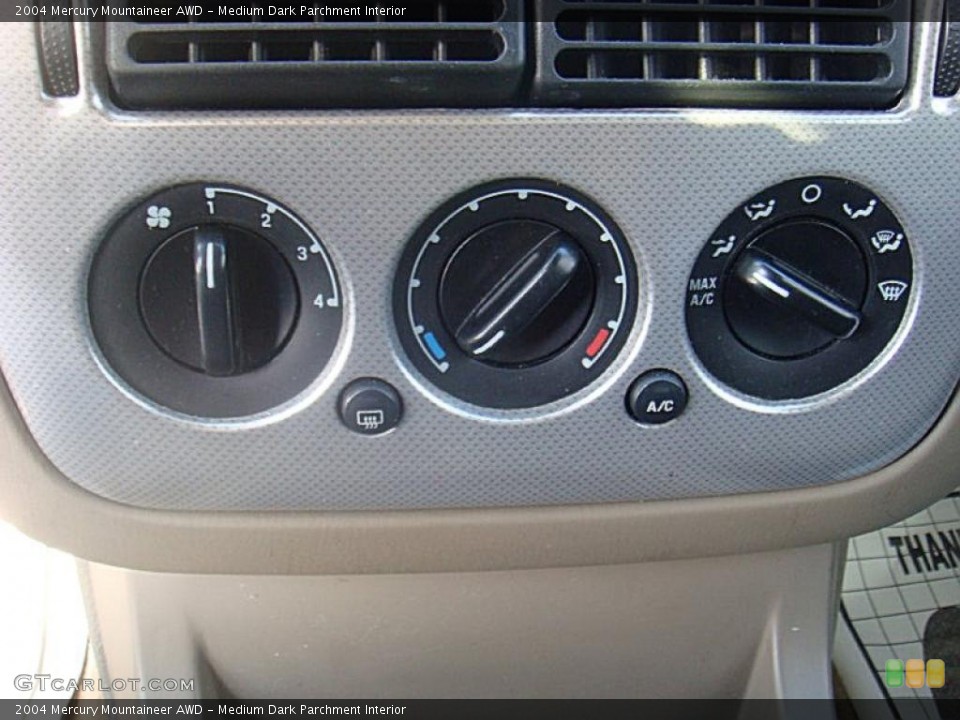 Medium Dark Parchment Interior Controls for the 2004 Mercury Mountaineer AWD #37984484