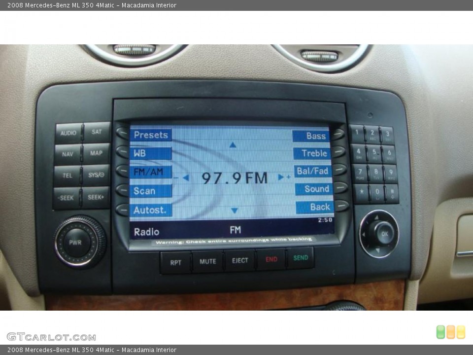 Macadamia Interior Controls for the 2008 Mercedes-Benz ML 350 4Matic #37985184