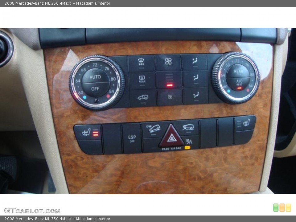 Macadamia Interior Controls for the 2008 Mercedes-Benz ML 350 4Matic #37985252