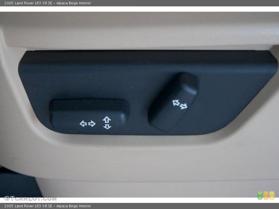 Alpaca Beige Interior Controls for the 2005 Land Rover LR3 V8 SE #37988425