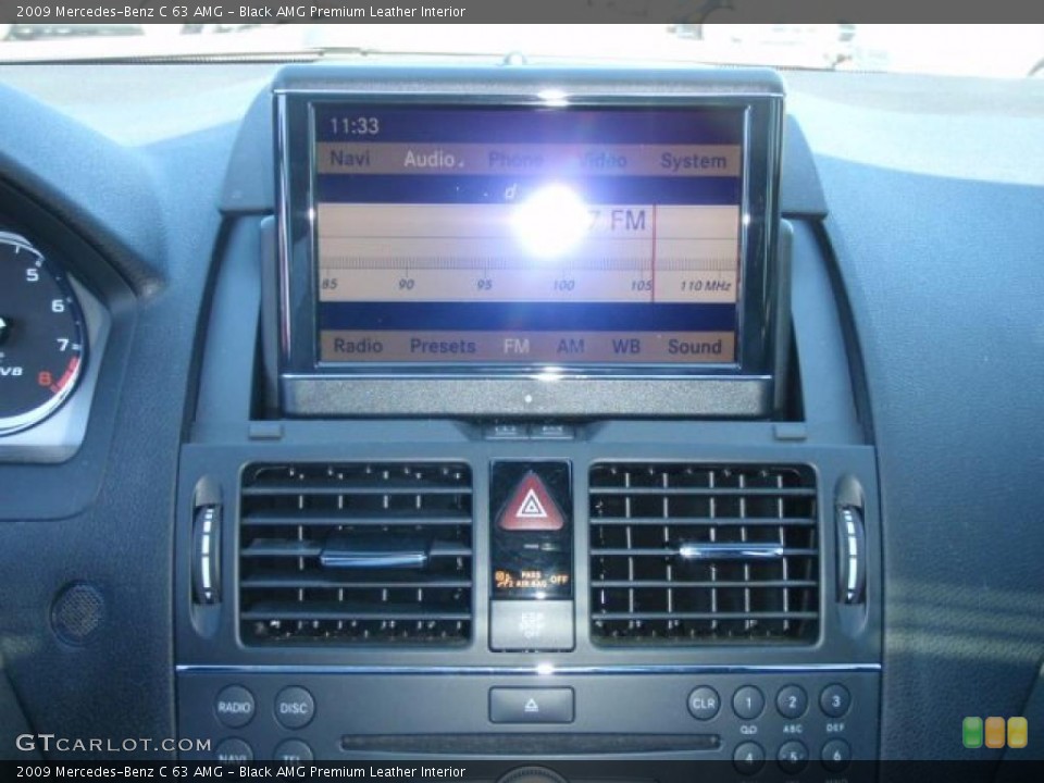 Black AMG Premium Leather Interior Controls for the 2009 Mercedes-Benz C 63 AMG #37988545