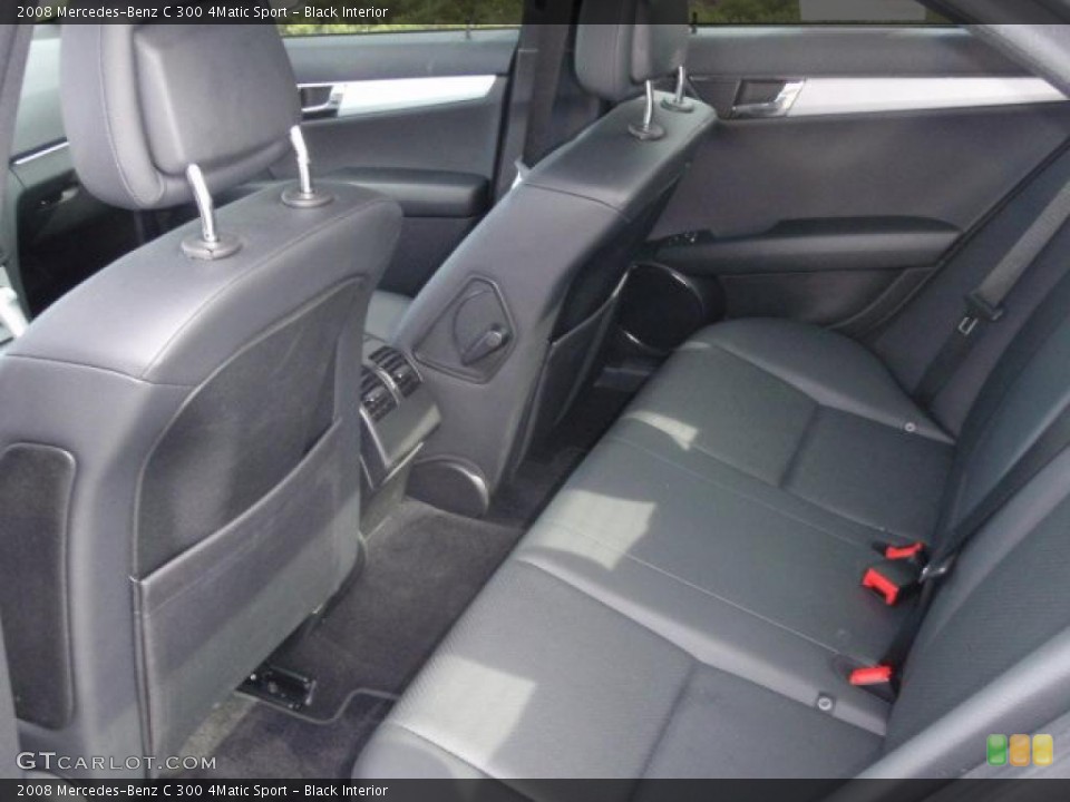 Black Interior Photo for the 2008 Mercedes-Benz C 300 4Matic Sport #37988961
