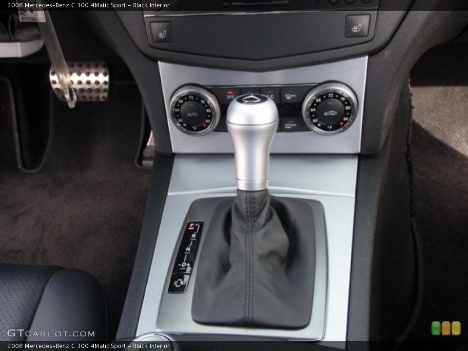 Black Interior Transmission for the 2008 Mercedes-Benz C 300 4Matic Sport #37989121
