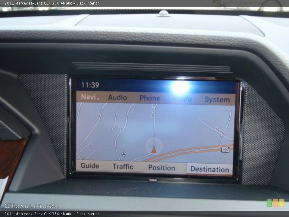 Black Interior Navigation for the 2011 Mercedes-Benz GLK 350 4Matic #37989521