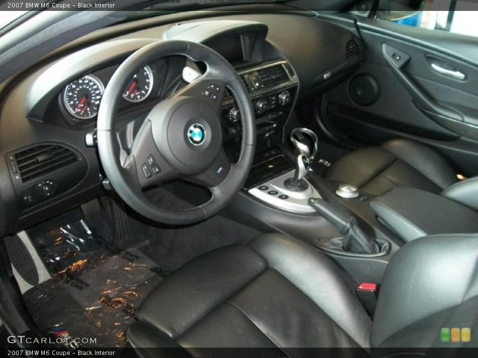 Black Interior Photo for the 2007 BMW M6 Coupe #37989997