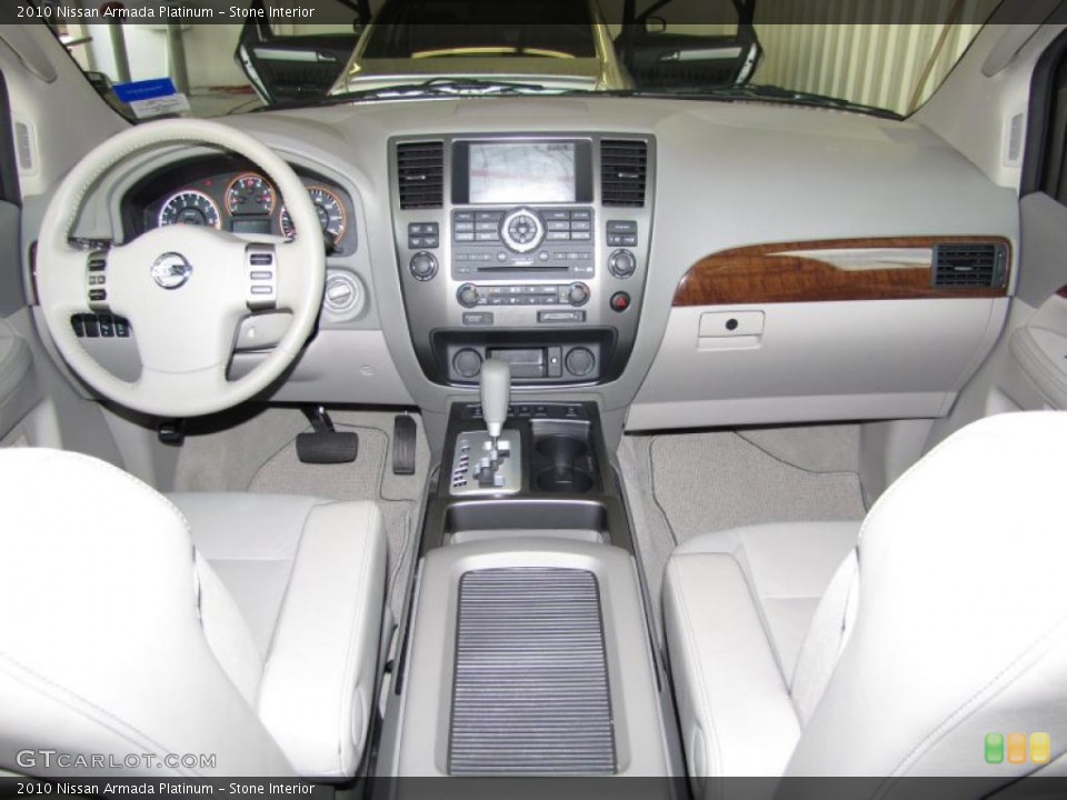 Stone Interior Dashboard for the 2010 Nissan Armada Platinum #37990189