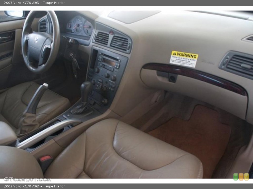 Taupe Interior Dashboard for the 2003 Volvo XC70 AWD #37990265