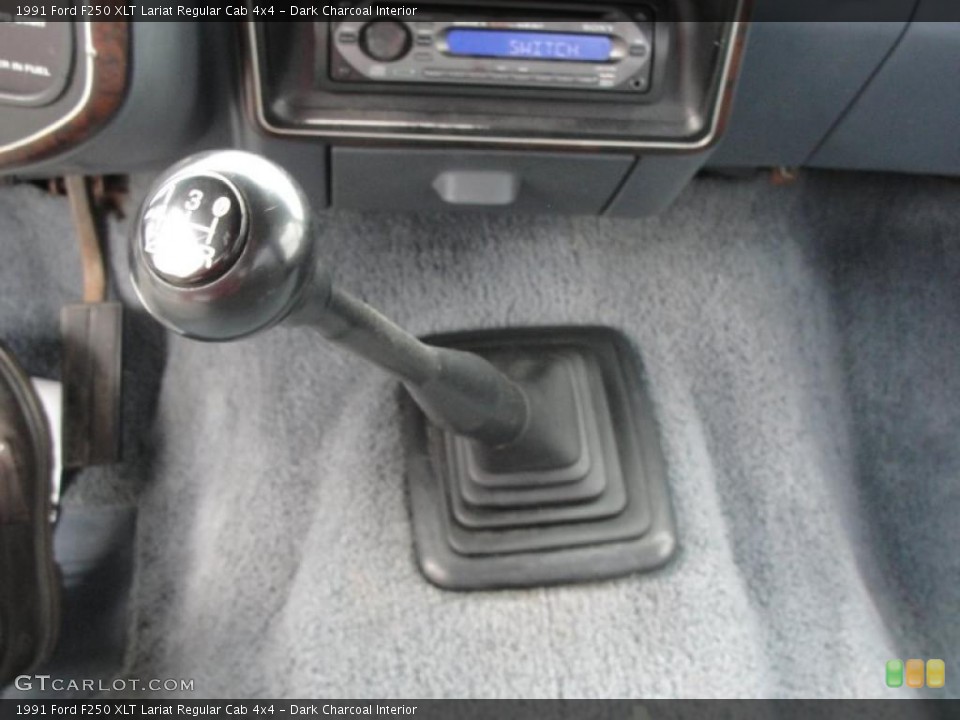 Dark Charcoal Interior Transmission for the 1991 Ford F250 XLT Lariat Regular Cab 4x4 #37990873