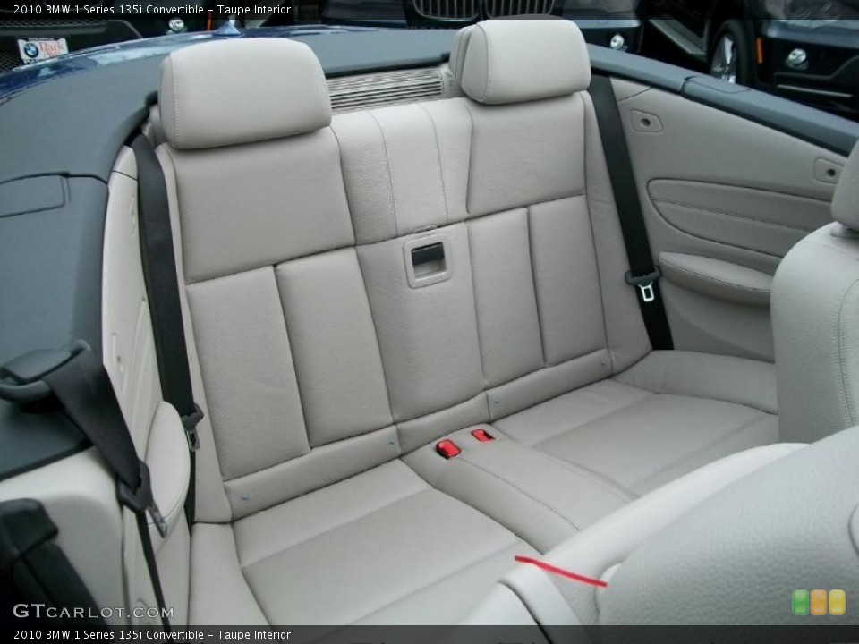 Taupe Interior Photo for the 2010 BMW 1 Series 135i Convertible #37991881