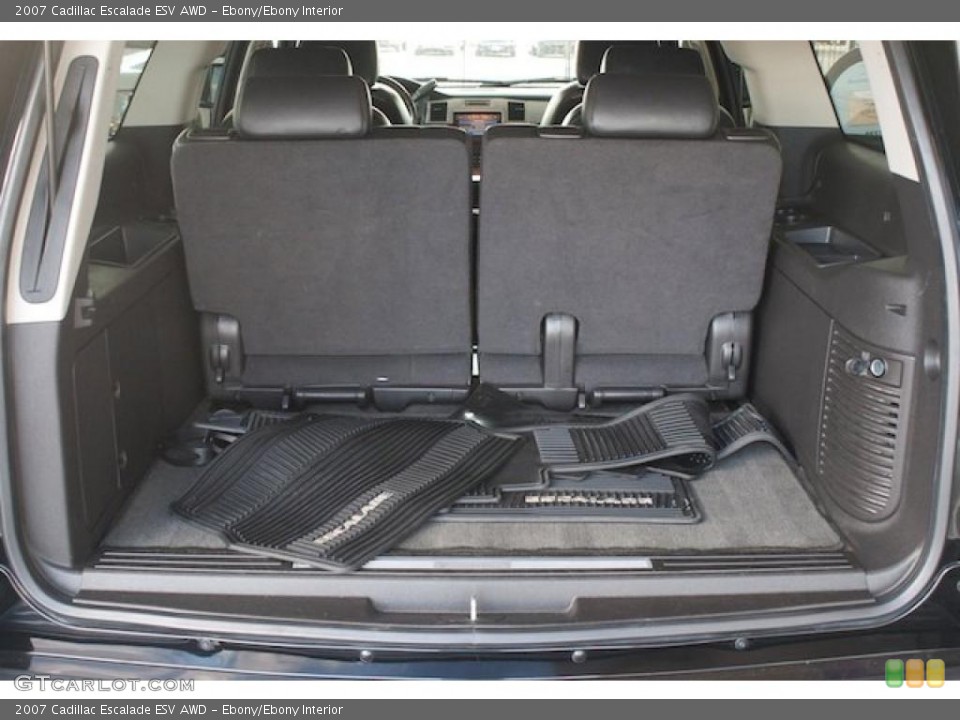 Ebony/Ebony Interior Trunk for the 2007 Cadillac Escalade ESV AWD #37992557