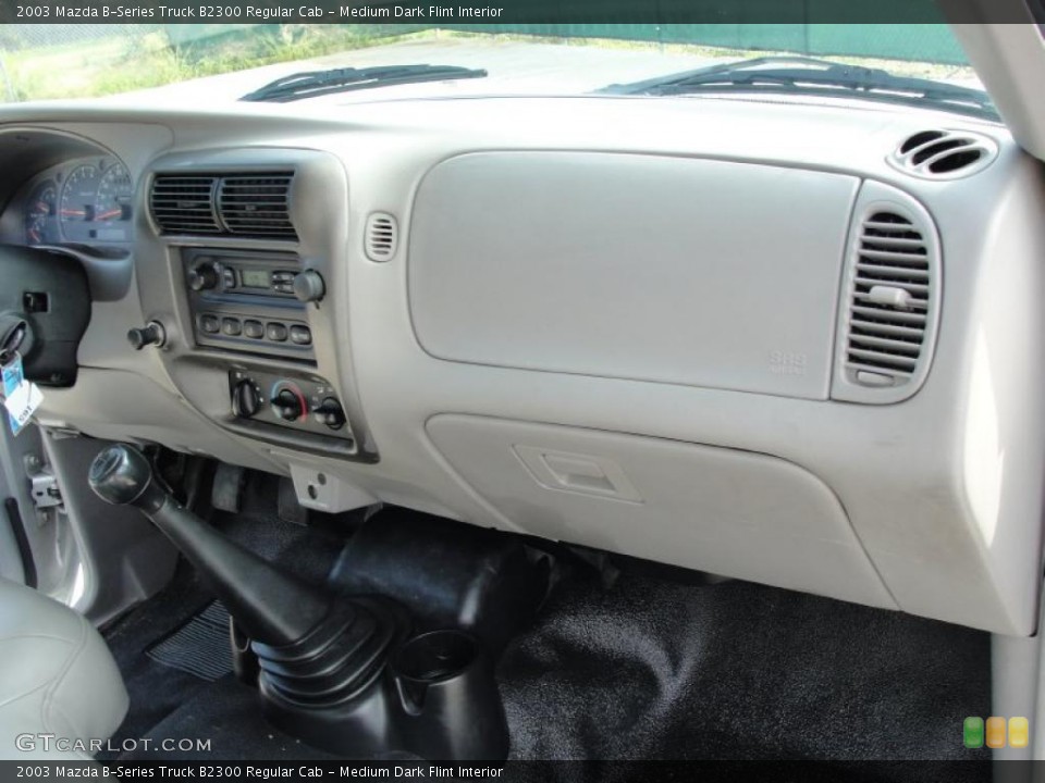 Medium Dark Flint Interior Dashboard for the 2003 Mazda B-Series Truck B2300 Regular Cab #37992685