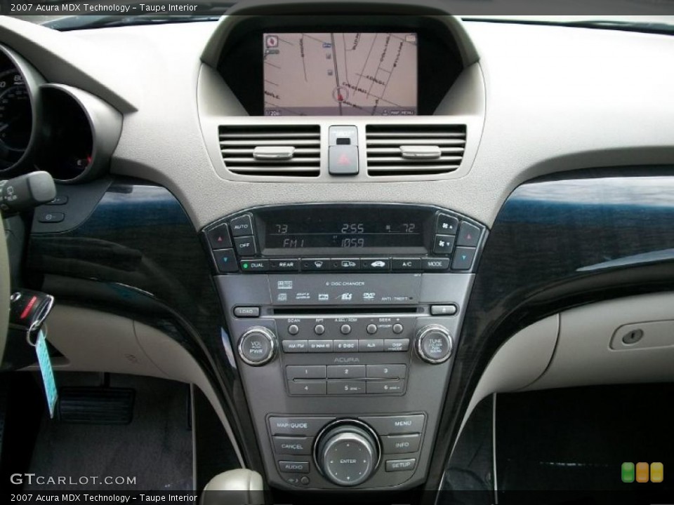 Taupe Interior Controls for the 2007 Acura MDX Technology #37992901
