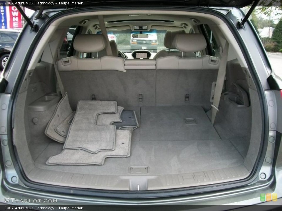 Taupe Interior Trunk for the 2007 Acura MDX Technology #37992953