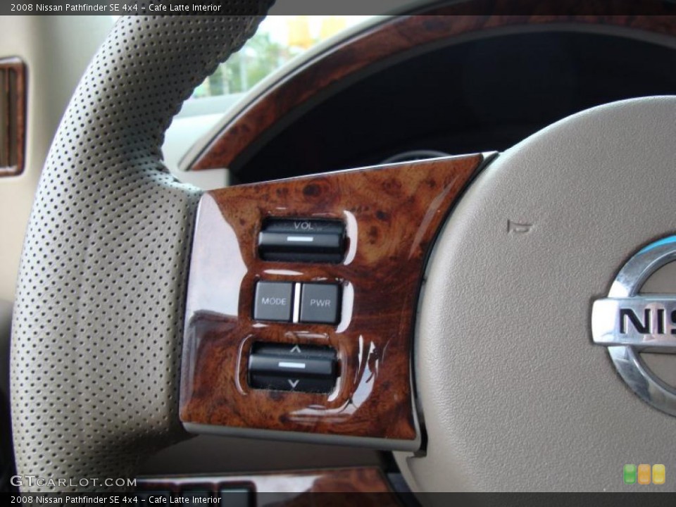 Cafe Latte Interior Controls for the 2008 Nissan Pathfinder SE 4x4 #37993317