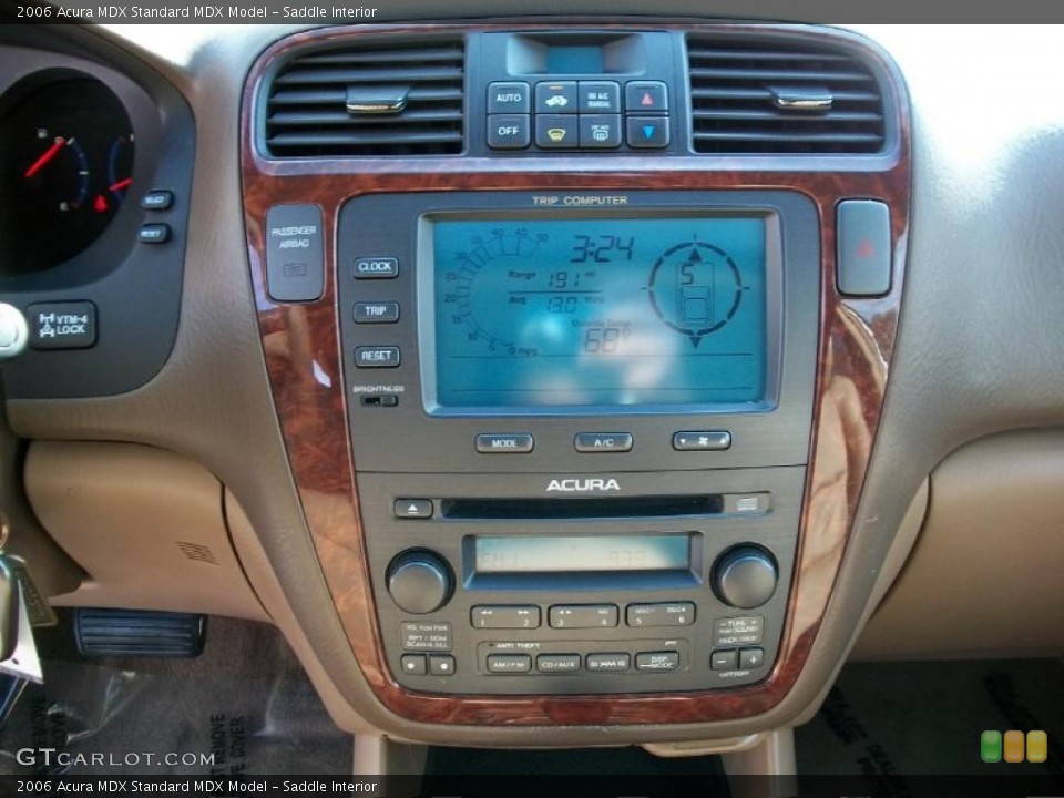 Saddle Interior Controls for the 2006 Acura MDX  #37994057