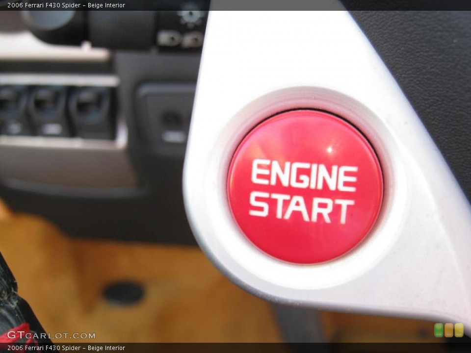 Beige Interior Controls for the 2006 Ferrari F430 Spider #37994341