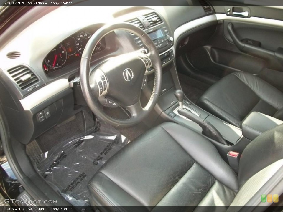 Ebony Interior Photo for the 2008 Acura TSX Sedan #37994501